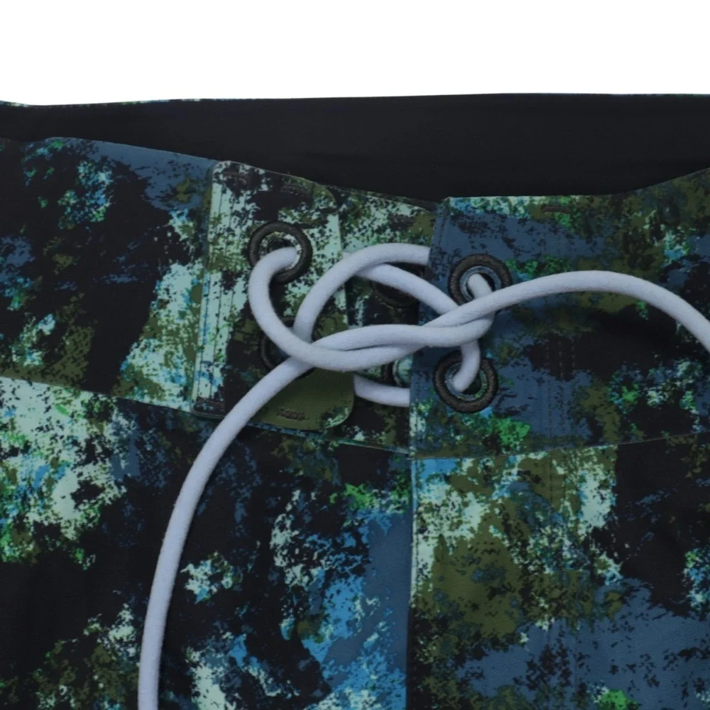 lululemon athletica Board Shorts Men’s 36 Blue‎ Green Swim Trunks